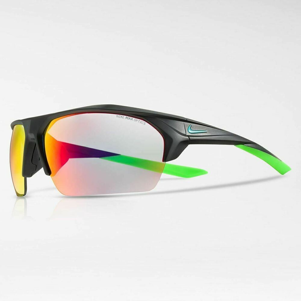 NWT Nike TERMINUS-M-EV1031-036 Matte Black Shield 76mm Sunglasses